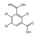 3-carbamoyl-2,4,5-trichlorobenzoic acid结构式