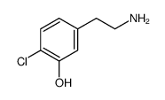 2-(4-chloro-3-hydroxyphenyl)ethylamine Structure