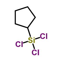 Trichloro(cyclopentyl)silane structure