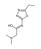 2-(dimethylamino)-N-(5-ethyl-1,3,4-oxadiazol-2-yl)acetamide Structure