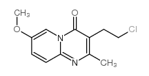 3-(2-Chloroethyl)-7-methoxy-2-methyl-4H-pyrido[1,2-a]pyrimidin-4-one结构式