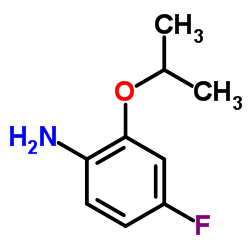 4-氟-2-异丙氧基苯胺结构式