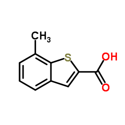 7-methylbenzo[b]thiophene-2-carboxylic acid结构式