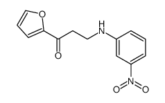 1-(furan-2-yl)-3-(3-nitroanilino)propan-1-one结构式