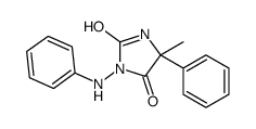 3-anilino-5-methyl-5-phenylimidazolidine-2,4-dione Structure