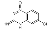 6-chloro-1-oxido-1,2,4-benzotriazin-1-ium-3-amine Structure