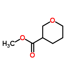 Methyl tetrahydro-2H-pyran-3-carboxylate结构式