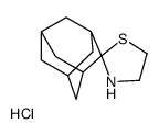spiro[1,3-thiazolidine-2,2'-adamantane],hydrochloride Structure