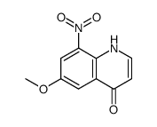 6-methoxy-8-nitroquinolin-4(1H)-one结构式