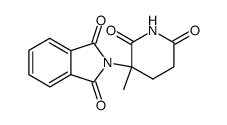 racem. 3-Methylthalidomid Structure