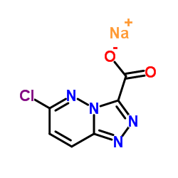 sodium 6-chloro-[1,2,4]triazolo[4,3-b]pyridazine-3-carboxylate structure