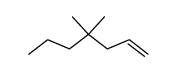 4,4-Dimethyl-1-heptene结构式