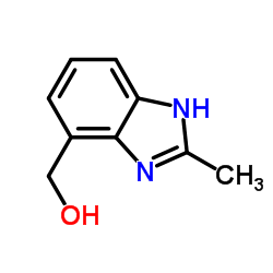 (2-Methyl-1H-benzimidazol-4-yl)methanol Structure