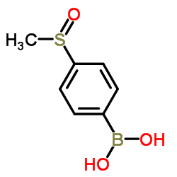 [4-(Methylsulfinyl)phenyl]boronic acid picture