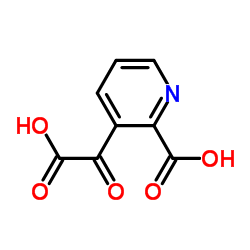 3-(Carboxycarbonyl)-2-pyridinecarboxylic acid Structure