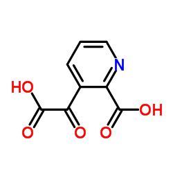 3-(Carboxycarbonyl)-2-pyridinecarboxylic acid structure