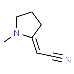 Acetonitrile, (1-methyl-2-pyrrolidinylidene)-, (E)- (9CI) picture