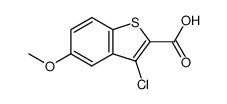 3-chloro-5-methoxybenzothiophene-2-carboxylic acid Structure