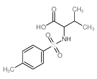 3-methyl-2-[(4-methylphenyl)sulfonylamino]butanoic acid Structure