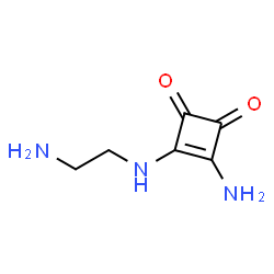 3-Cyclobutene-1,2-dione,3-amino-4-[(2-aminoethyl)amino]-结构式