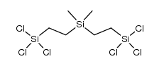 dimethyl-bis-(2-trichlorosilanyl-ethyl)-silane Structure