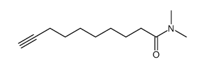 N,N-Dimethyl-decin-9-saeure-1-amid结构式