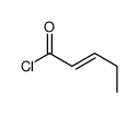 pent-2-enoyl chloride结构式
