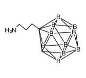 1-aminopropyl-1,2-dicarba-closo-dodecaborane Structure