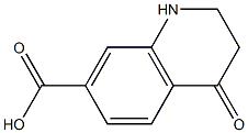4-oxo-1,2,3,4-tetrahydroquinoline-7-carboxylic acid结构式