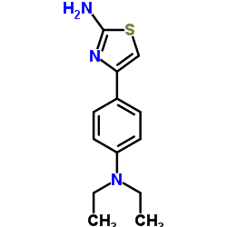 4-(4-DIETHYLAMINO-PHENYL)-THIAZOL-2-YLAMINE Structure