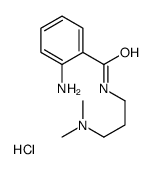 2-amino-N-[3-(dimethylamino)propyl]benzamide,hydrochloride结构式