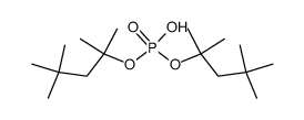 phosphoric acid bis-(1,1,3,3-tetramethyl-butyl) ester结构式