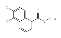 2-(3,4-DICHLOROPHENYL)PENT-4-ENOIC ACID N-METHYLAMIDE Structure