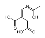 2-(acetamidomethylidene)butanedioic acid Structure