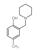 alpha2-Piperidino-2,4-xylenol structure