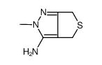 4H-Thieno[3,4-c]pyrazol-3-amine,2,6-dihydro-2-methyl- Structure