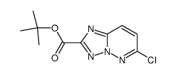 6-CHLORO-[1,2,4]TRIAZOLO[1,5-B]PYRIDAZINE-2-CARBOXYLIC ACID, TETR-BUTYL ESTER结构式