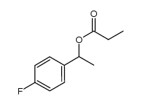 1-(4-fluorophenyl)ethyl propionate结构式