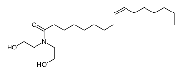 (Z)-N,N-bis(2-hydroxyethyl)hexadec-9-enamide Structure