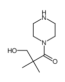 Piperazine, 1-(3-hydroxy-2,2-dimethyl-1-oxopropyl)- (9CI)结构式