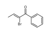 (Z)-2-Bromo-1-phenyl-2-butyn-1-one Structure