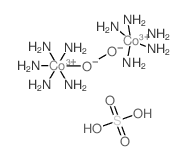 azanide; cobalt(+3) cation; sulfuric acid; peroxide结构式