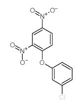 Benzene,1-(3-chlorophenoxy)-2,4-dinitro-结构式