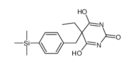 5-ethyl-5-[(4-trimethylsilylphenyl)methyl]-1,3-diazinane-2,4,6-trione Structure