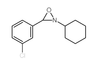 Oxaziridine,3-(3-chlorophenyl)-2-cyclohexyl- Structure
