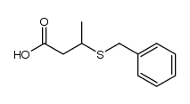 3-(benzylthio)butanoic acid Structure