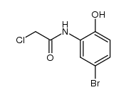 4-bromo-2-(2-chloro-acetylamino)-phenol Structure