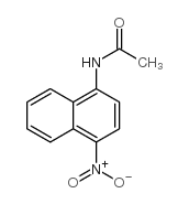 N-(4-硝基-1-萘基)-乙酰胺结构式
