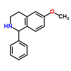 6-Methoxy-1-phenyl-1,2,3,4-tetrahydroisoquinoline结构式