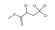 methyl α,γ,γ,γ-tetrachlorobutyrate结构式